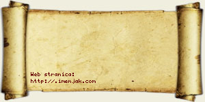 Isidor Baretić vizit kartica